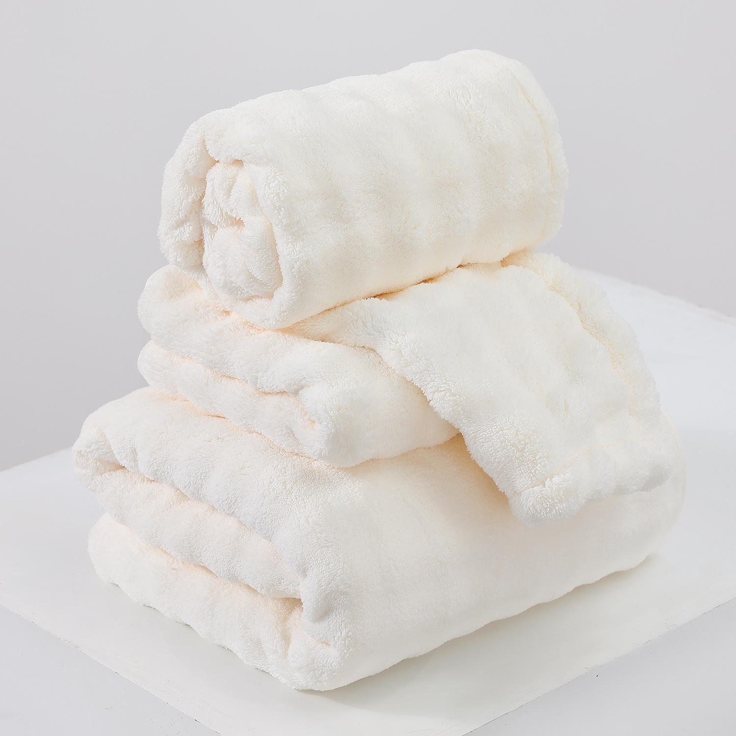 

Рушник для ванни з мікрофібри з коралового флісу, основов язаний - Вбираючий, з можливістю нанесення логотипу на замовлення для подарунків 70*140 bath towel cm【regular packaging】