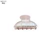 French Rhinestone Acrylic Claw Clip for Women - Elegant Bun and Hair Accessory