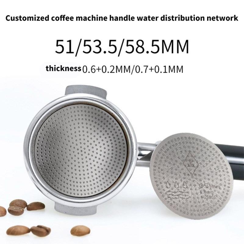 304 Stainless Steel Coffee Filter Fine Mesh Reusable For Espresso Maker Dishwasher Safe Sustainable Coffee Accessories