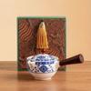 Rotating Ceramic Kung Fu Tea Set with Side Handle Filter Pot