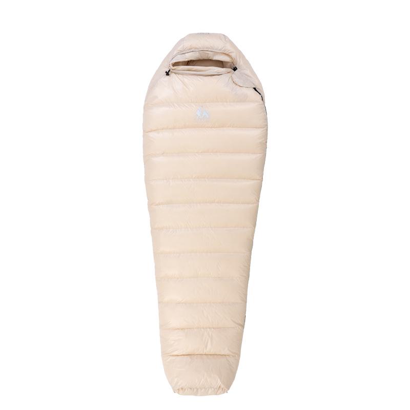 90% Duck Down Mummy Sleeping Bag: Thickened, Portable for Outdoor Camping