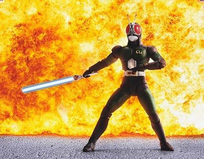 TAMASHII NATIONS SH. Figuren (Echte Knochenmodellierungsmethode) Kamen Rider BLACK RX ca. 150 mm PVC ABS Stoff bemalt bewegliche Figur.