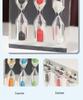Set of Transparent Acrylic Hourglass Timers (1-5 Minutes) - Creative Home Decor & Student Gift