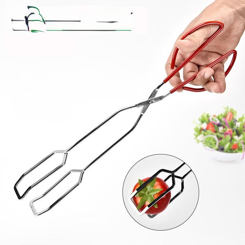 ZISIZ Stainless Steel Food Tongs - Set of 3