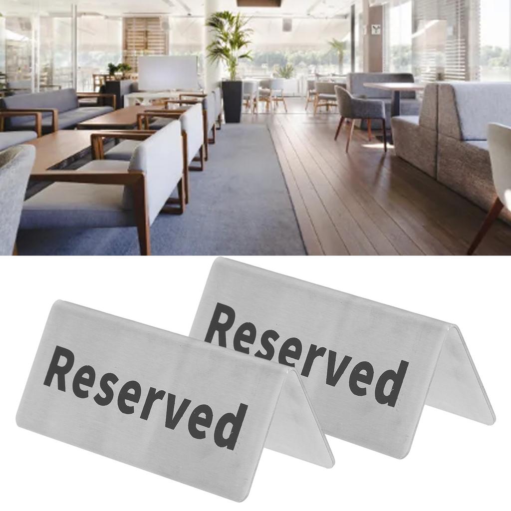 Tischaufsteller Edelstahl beidseitig Vielseitig Silber Tischkartenhalter für Party Hochzeit Hotel