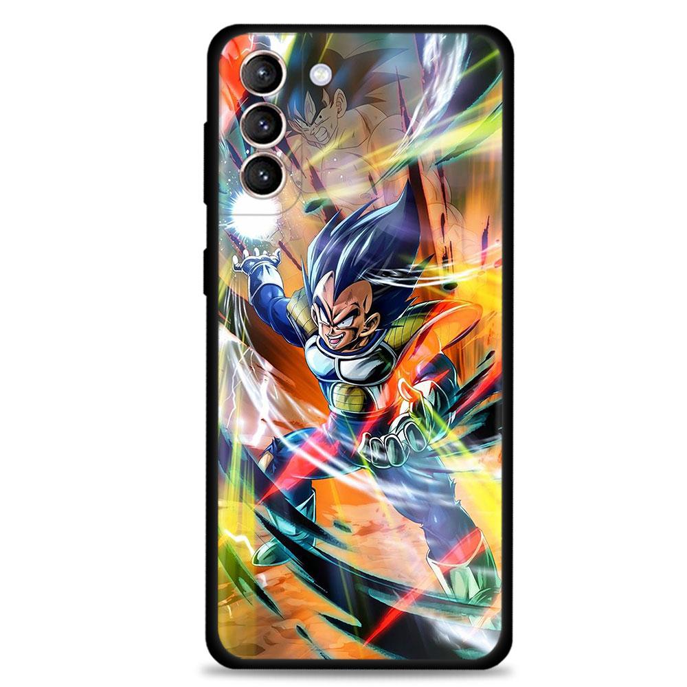Dragon Ball Majin Vegeta Phone Case for Samsung Galaxy S20 S21 FE S22 Ultra S10 S9 S8 Plus S10e Note 20Ultra Silicon Cover