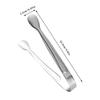 Stainless Steel Sugar Tong Portable Reusable Solid Color Ice-cube Picker Indoor Hotel Food Serving Tool Clip Accessories