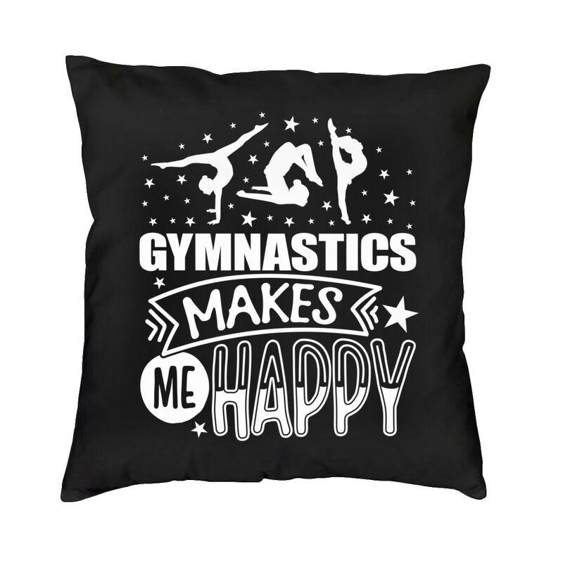 Dance Rhythmic Gymnastics Square Pillowcover Decoration Cushion Cover Throw Pillow for Living Room Doublesided Printing