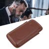Cigarette Case Leather 3pcs Capacity Portable Cigar Storage Box with   for Outdoor