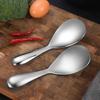 Rice Paddle Spoon Stainless Steel Rice Spatula Thickened Non Stick Rice Scooper for Rice Mashed Potato Salads Kitchen Utensils