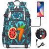USB Charging Backpack for Teen Students Travel Laptop Daypack 67 Gourmet Style Lightweight Water-Resistant Large Capacity