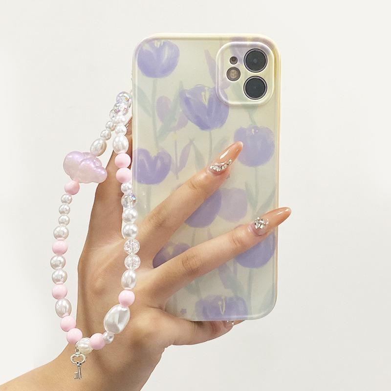 Mobile Phone Chain Beaded Colorful Cartoon Fruit Smiling Face Soft Pottery Letter Beaded To Prevent Mobile Phone from Hanging Chain.