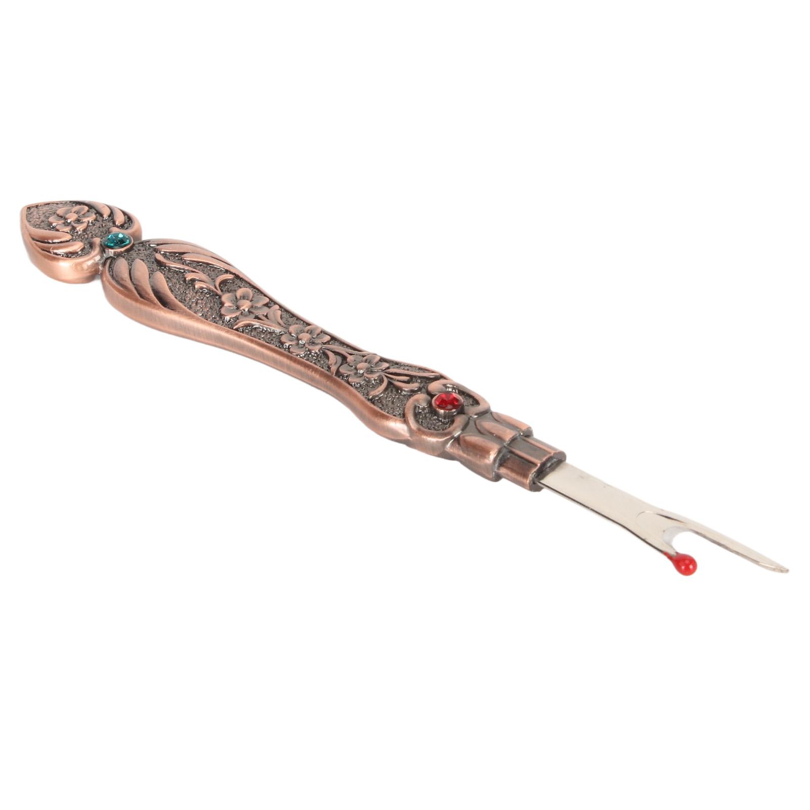 

Ретро-устройство для удаления швов с узором нарциссов для ручного творчества, быстрое удаление ручного устройства для удаления стежков для швейных работ