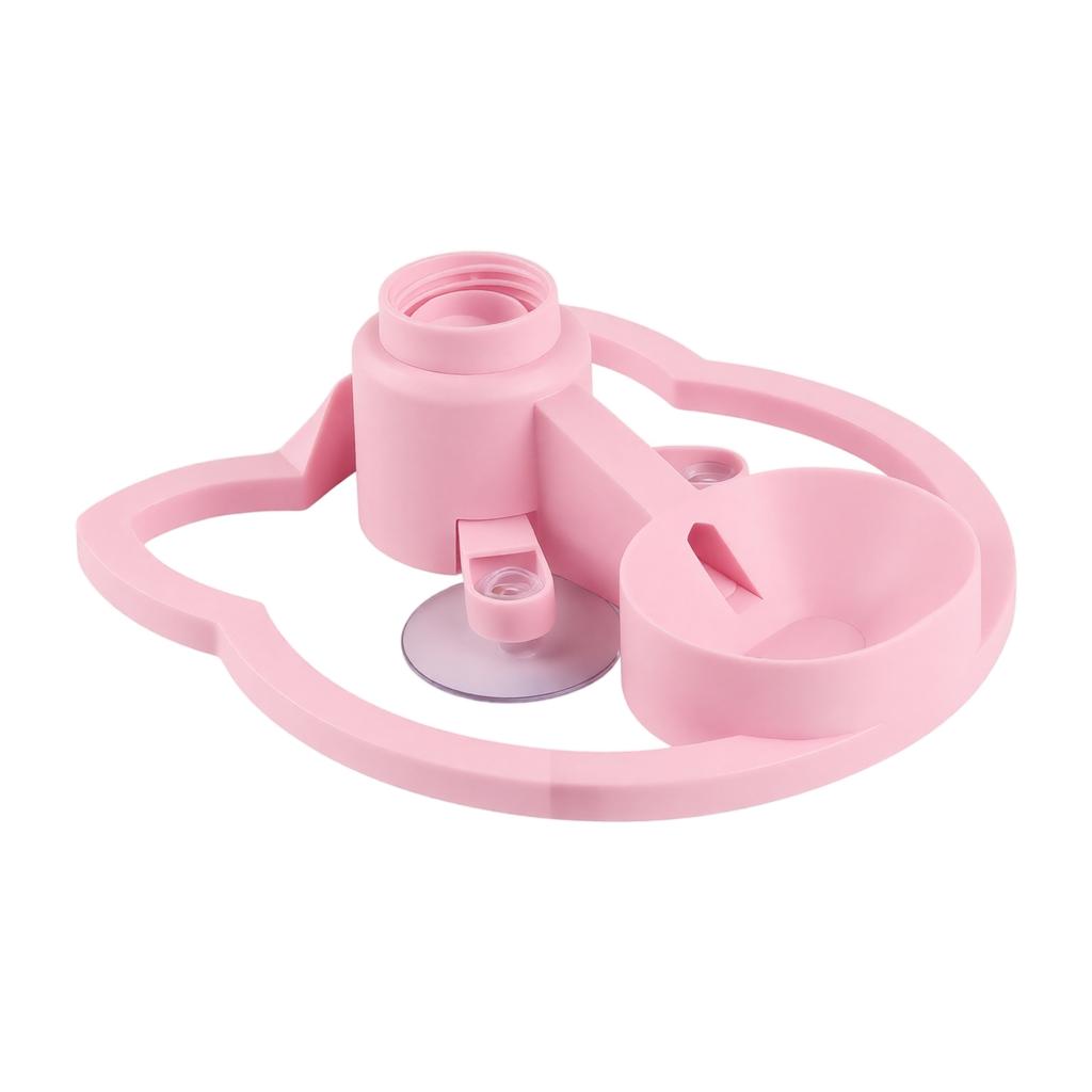 Automatic Pet Water Dispenser for Cats and Small Dogs Cat Head Shape Design with Detachable Bowl and Suction Cup Base for Home Use