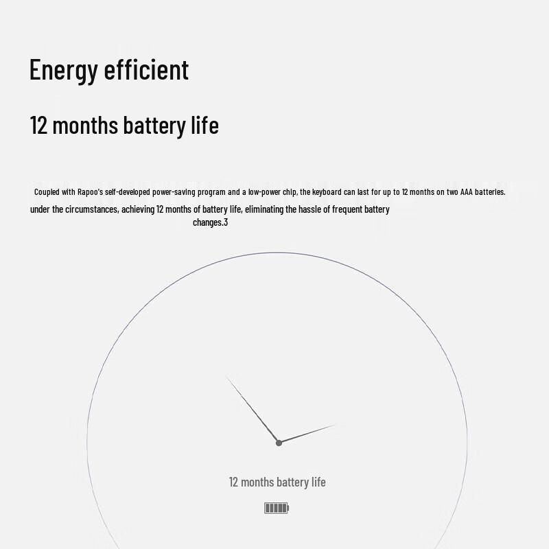 Rapoo E9000G Upgraded 78-Key Multi-Mode Wireless Keyboard