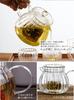 IwaiLoft Soothing Heat-Resistant Glass Teapot with Strainer, Tea for Two, Glass Teapot for Black Tea, Fruit, Leaf, Flower, and Craft Teas, Half