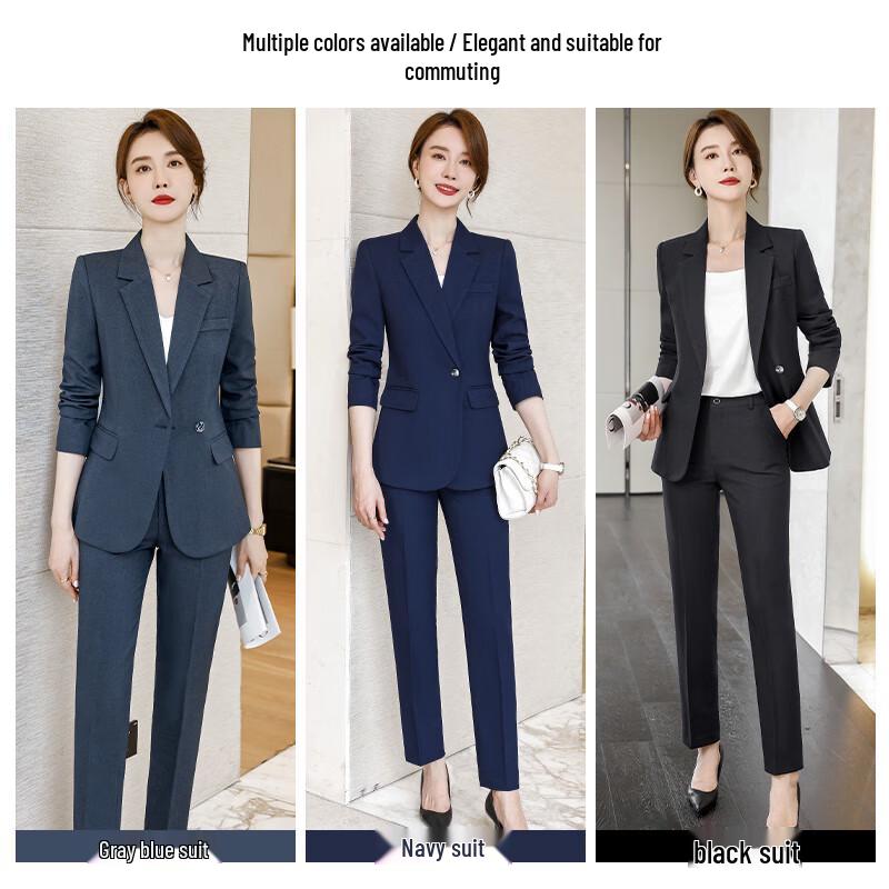 Women's Professional Slim-Fit Suit Set