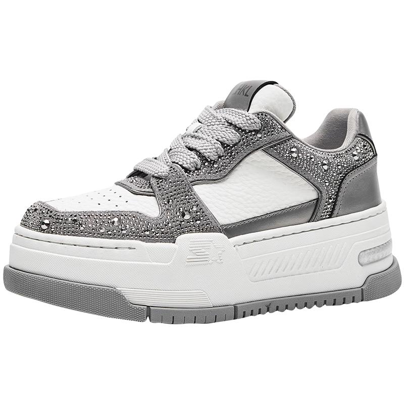 CHERY KALLY Women s Leather Platform Casual Sneakers EU 37