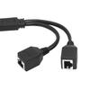 RJ45 Network Splitter Adapter CERRXIAN 1 RJ45 Female 2 RJ45 Female Network Y Splitter LAN Suitable for Super Category 5 Category 6 Ethernet Cable,