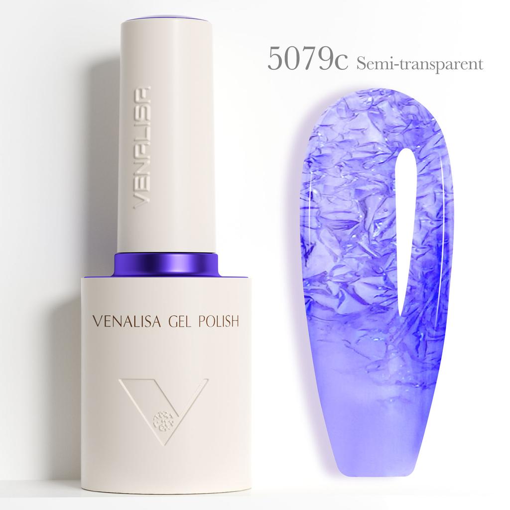 Venalisa 10ml Jelly Gel Nail Polish HEMA/TPO-Free Semi-Transparent Colors UV LED Soak Off Gel for DIY Manicure Kit