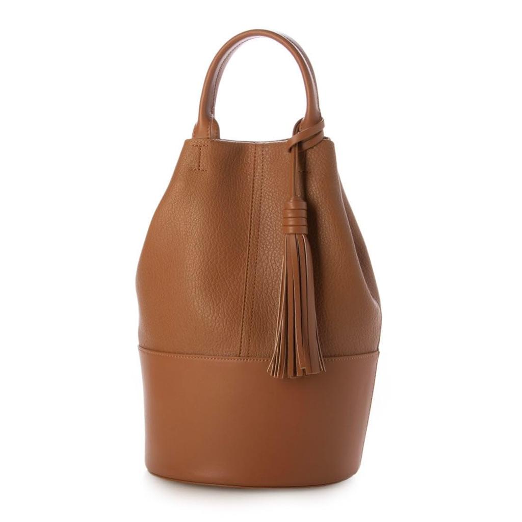2-way Bucket Bag with Tassels