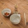 Ceramic Matcha Bowl & Chasen Stand Set with Kiln-Changed Stirrer Brush - Japanese Tea Ceremony Tools