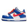 Nike Dunk Low TD Oyun Mavisi Kırmızı Bebek Spor Ayakkabıları Mavi Beyaz Siyah CW1589-104