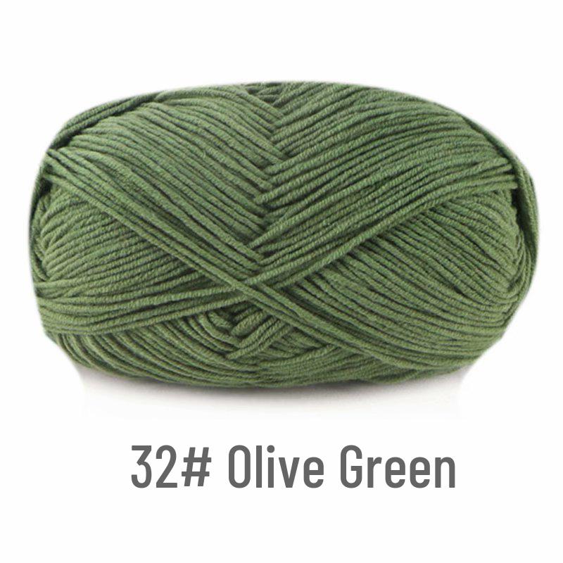 Suhe 4-Ply Combed Milk Cotton Yarn for Crochet & DIY Knitting Projects