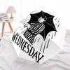 1 Stück Wednesday Addams Automatischer Regenschirm Langlebiger Eisenrahmen & Kunststoffgriff, Geschenk für Männer & Frauen, Robuste Konstruktion yy250902031