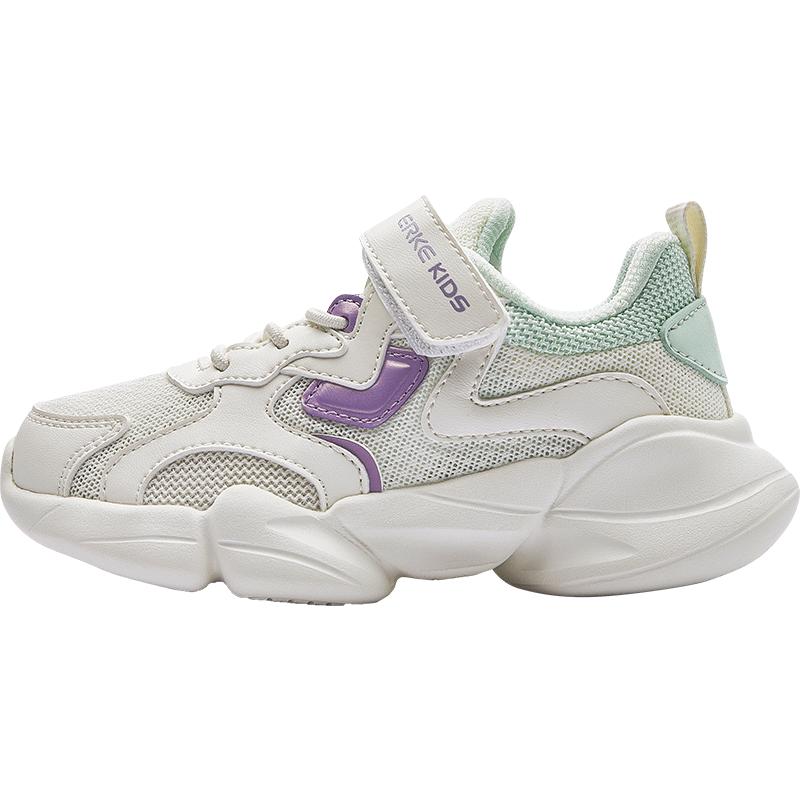 ERKE Kids  Velcro Strap Running Shoes 35