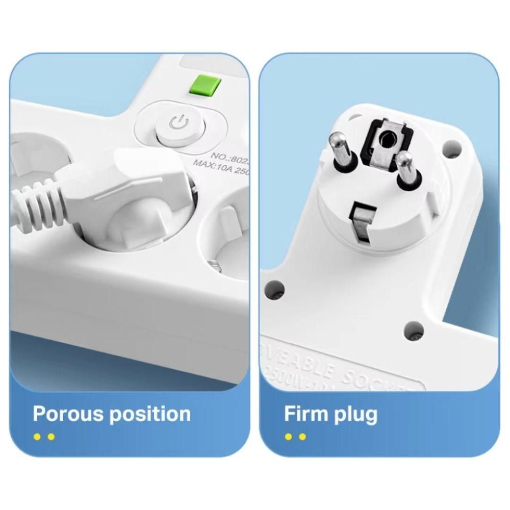 Wall Mounted EU Plug Outlet Type-C Ports Outlet Electrical Socket Socket Adapter Home Offices