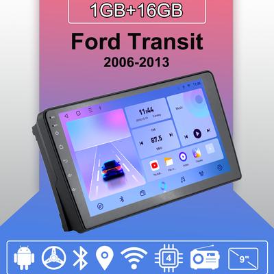Autorádio Android Auto Carplay Pro Ford Transit 2006-2013 Multimediální přehrávač Hlavní jednotka Stereo GPS Navigace BT WIFI 1+16GB