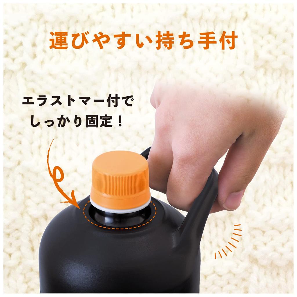 Atlas PET Bottle Set of Insulated Water Bottles for Hot Mini Sizes and Vacuum with Holder, 2, Water, (300ml 500ml), Insulated, Black, Handles,