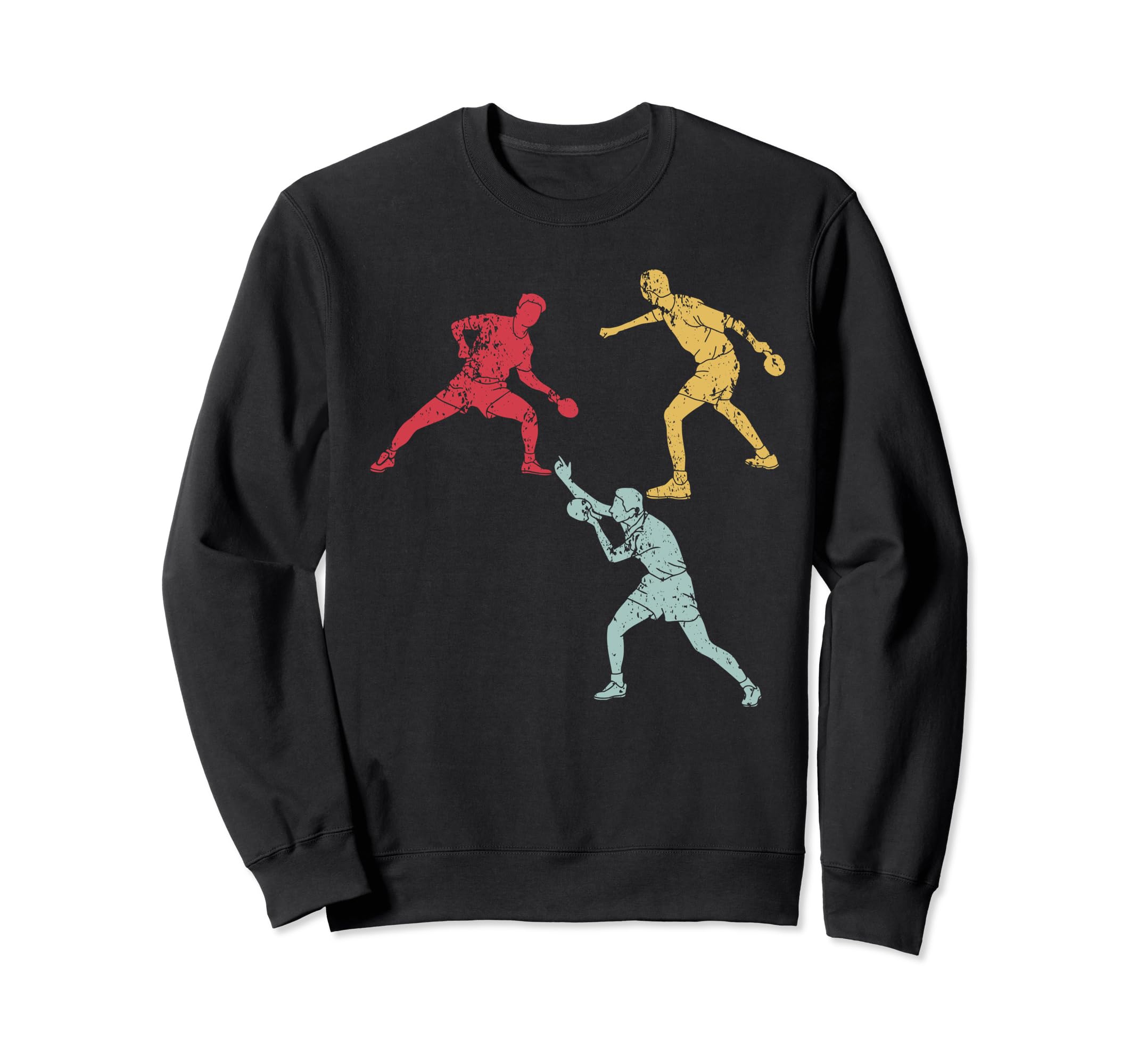 

Силуэт игрока в настольный теннис Ракетка Мяч Крутая Молодежная Детская Толстовка чёрный