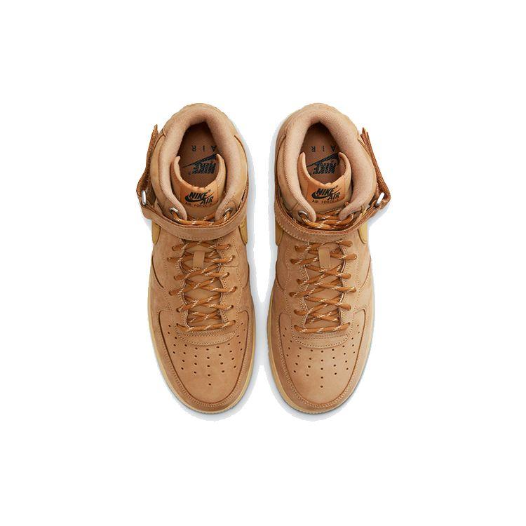 Nike Air Force 1 Mid 07 Flax Unisex Sneakers Brown Gum-Light-Brown Black DJ9158-200