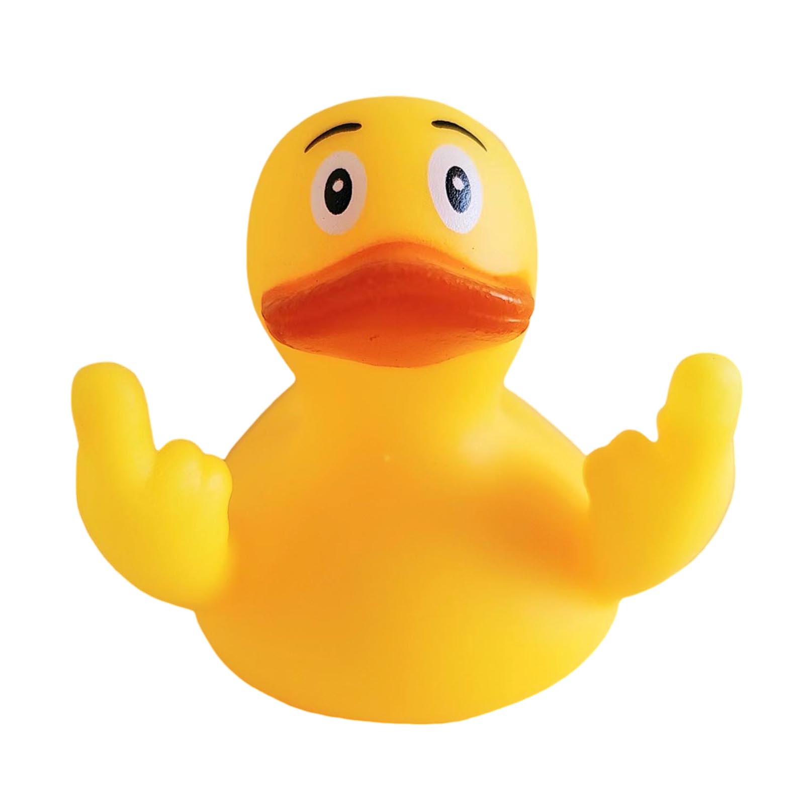 

Middle Finger Duck Car Decoration Funny Novelty Ornament For Dashboard Prank Gift Cute Duck Figure жёлтый
