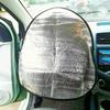 Car Steering Wheel Sunscreen Aluminum Foil Car Steering Wheel Cover Foldable Sunshade Pearl Wool Sun Protection Visor Auto Parts