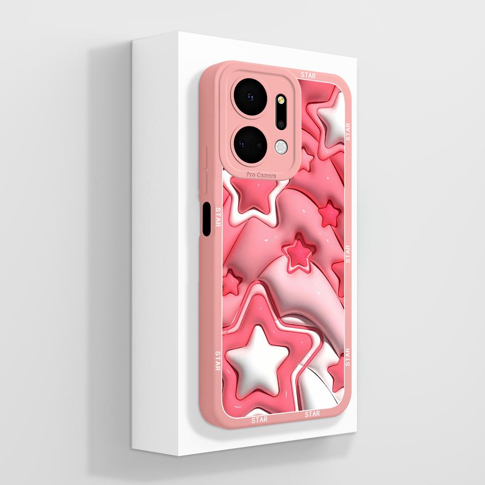 Für Honor X7 X7A X7C X7D X70 Hülle Anime Faule Katze Funda Für Honor X 7 Weiche Flüssigsilikon Handy-Rückseite Vollschutzhülle