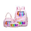 Sprunki Rhythm Box Cartoon Kids School Backpack Set With Lunch Bag Pencil Case Boys Girls