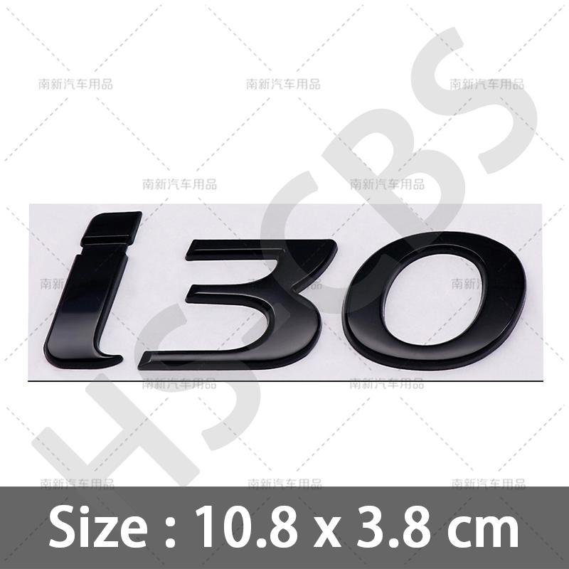 Stile Auto Cromato Metallico 3D Lettere Emblema I10 I20 I30 I40 Badge Posteriore del Bagagliaio Per Hyundai Targhetta con Logo Adesivi Accessori Auto
