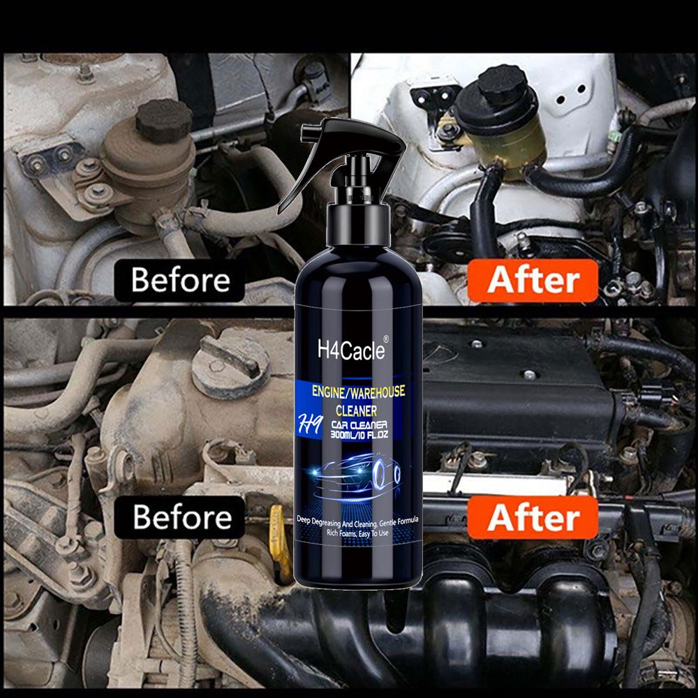 H9 Car Engine Compartment Degreaser Foaming No Wipe Head Water Degreaser Remove Heavy Duty Grease No Wash