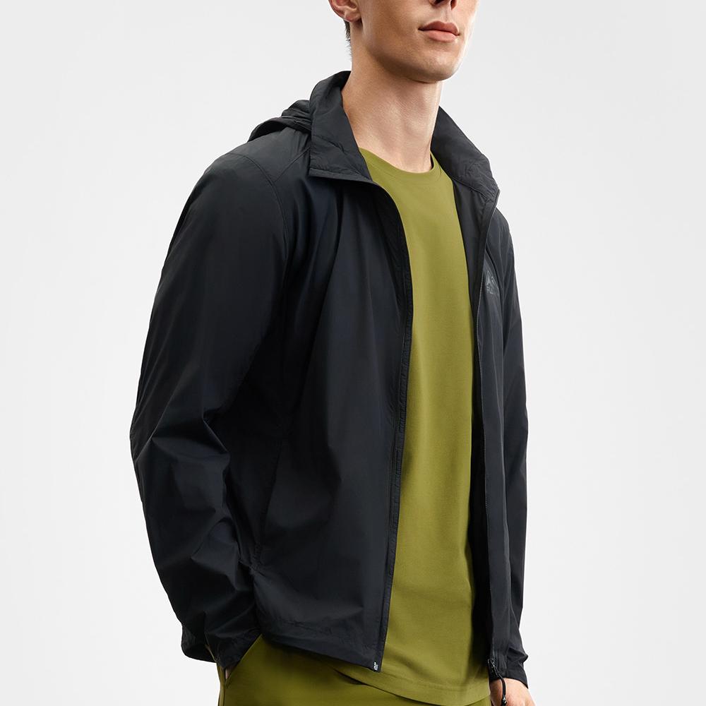 Fila Fitness Series Mountain Style Cool Feel Hooded Jacket Men Jacket Black A51M521702F-BK