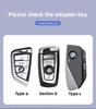 BAGD7 Car Sticker Car Key Fob Ring Chain Cover Case For BMW 530i 540i 550e 750e 740i 760i X1 X2 X5 X6 X7 M5 iX1 iX2 iX XM I5 I7 2024 2