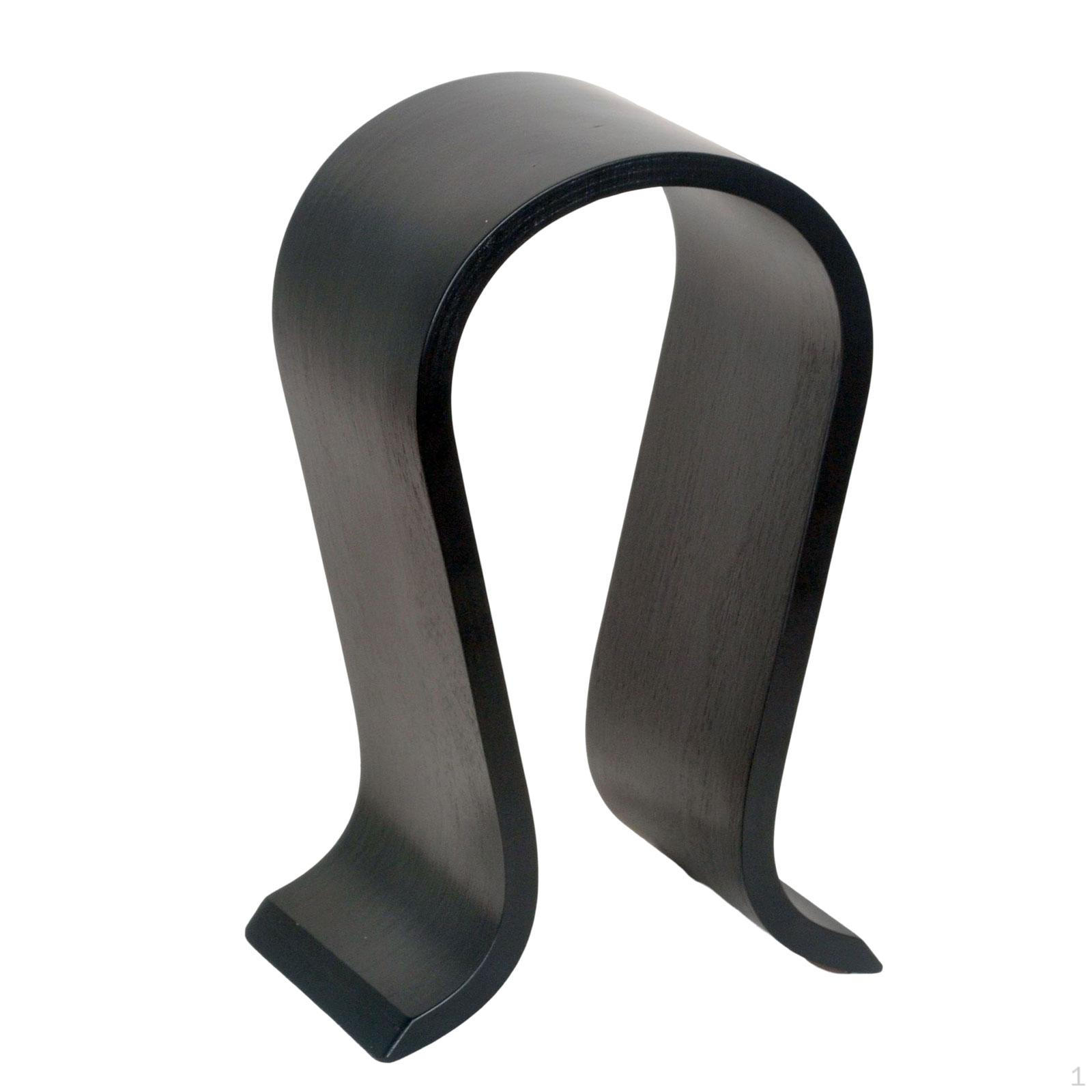 

Элегантная деревянная подставка для наушников для организации рабочего стола Black