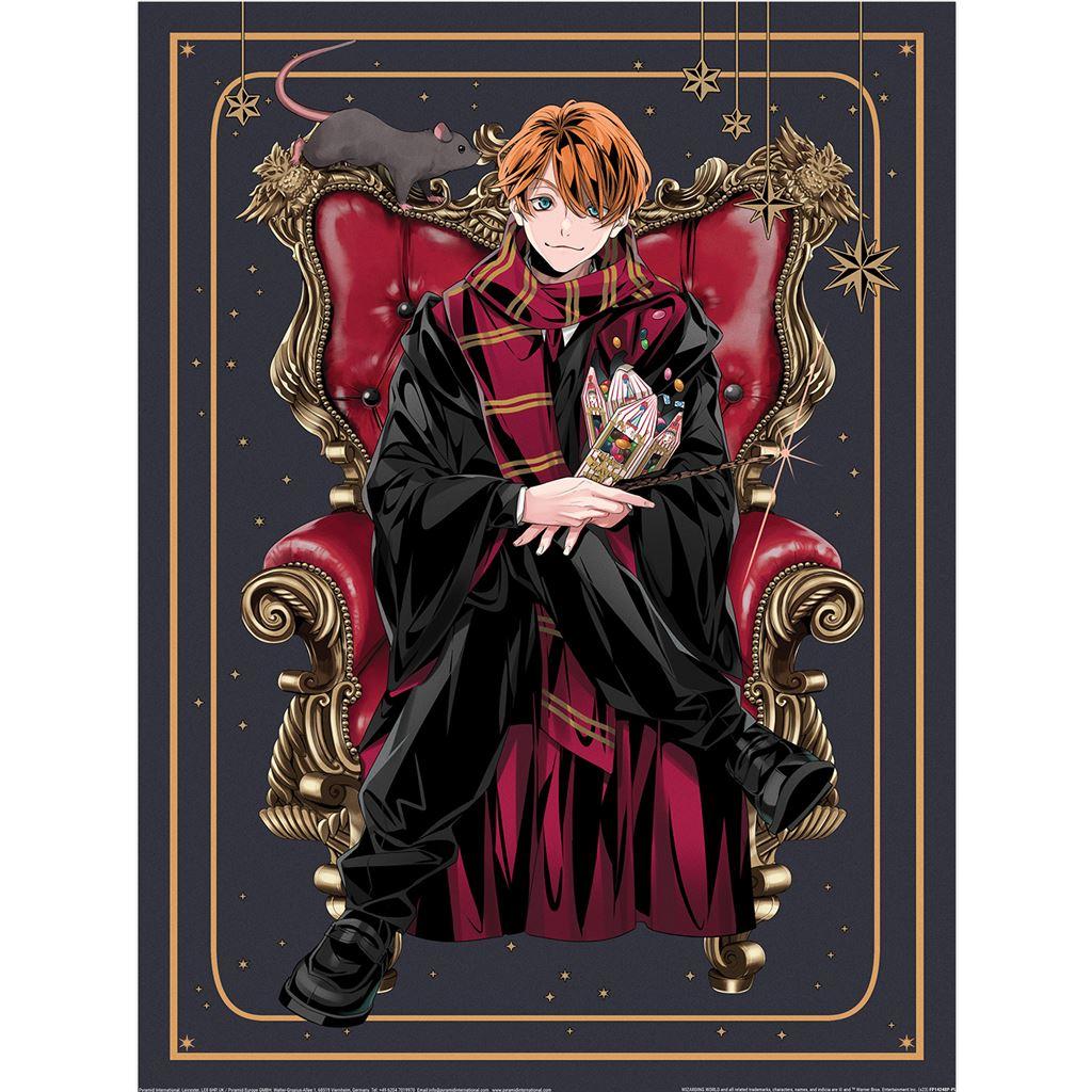 HARRY POTTER Chair Ron Print