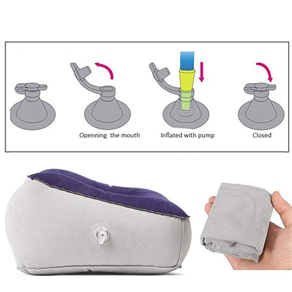 AeeYui Foot Air Prevents For Air Pump Included Footrest, Footrest, Pillow, Type, Foldable, Lightweight, Portable, Swelling,