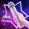 Rhinestone Diamond Microphone Cover for Children's Performance (Prop Only, Mic Not Included)
