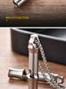 Stainless Steel High-Frequency Survival Whistle for Outdoor and Referee Training
