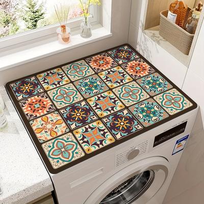 New Retro Washing Machine Top Mat Bar Counter Non-Slip Mat Heat Insulation Coaster Diatomaceous Earth