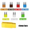 126Pcs Auto Car Truck Fuse Assortment 5A/7.5A/10A/15A/20A/25A/30A Standard Car Fuse Replacment Automotive Fuse